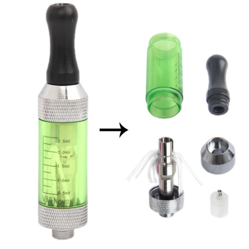 Mini Vivi 2.5ML Detachable E-Cigarette Atomizer (Green) - Click Image to Close